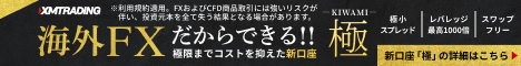 XMTrading 極口座 ハイレバレッジ